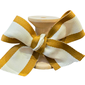 No 220 – Gold & Cream Stripe 30mm