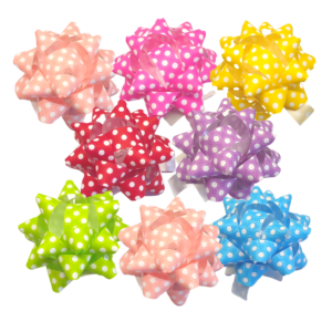 Dotty Star Bows – Box of 14
