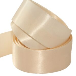 DFS Cream (15mm) Satin Ribbon