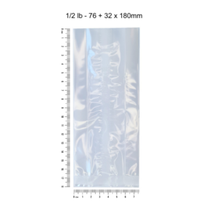 Cellophane Packets (100 units)(1/2lb 76 + 32 x 180mm 30 mic)