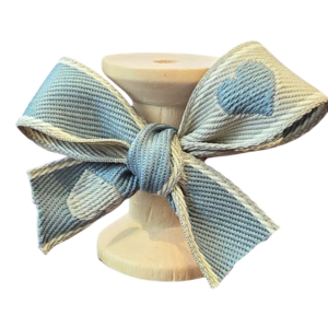 No 203 – Heart Light Cream, Stone & Duck Egg Blue 20mm