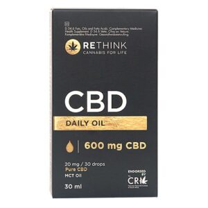 Rethink Cbd Daily Oil 600 mg 30ml