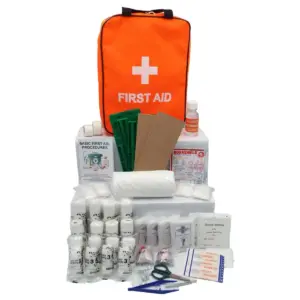 Regulation 3 (Factory) First Aid Kit (Government Spec) with First Aid Bag - Orange
