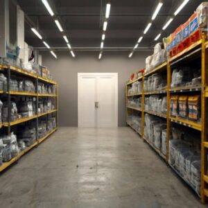 Forklift warning signs set