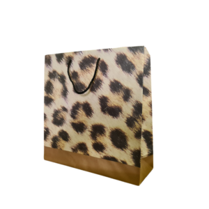 Leopard Gold Bags (Small (250 x 250 x 70mm)